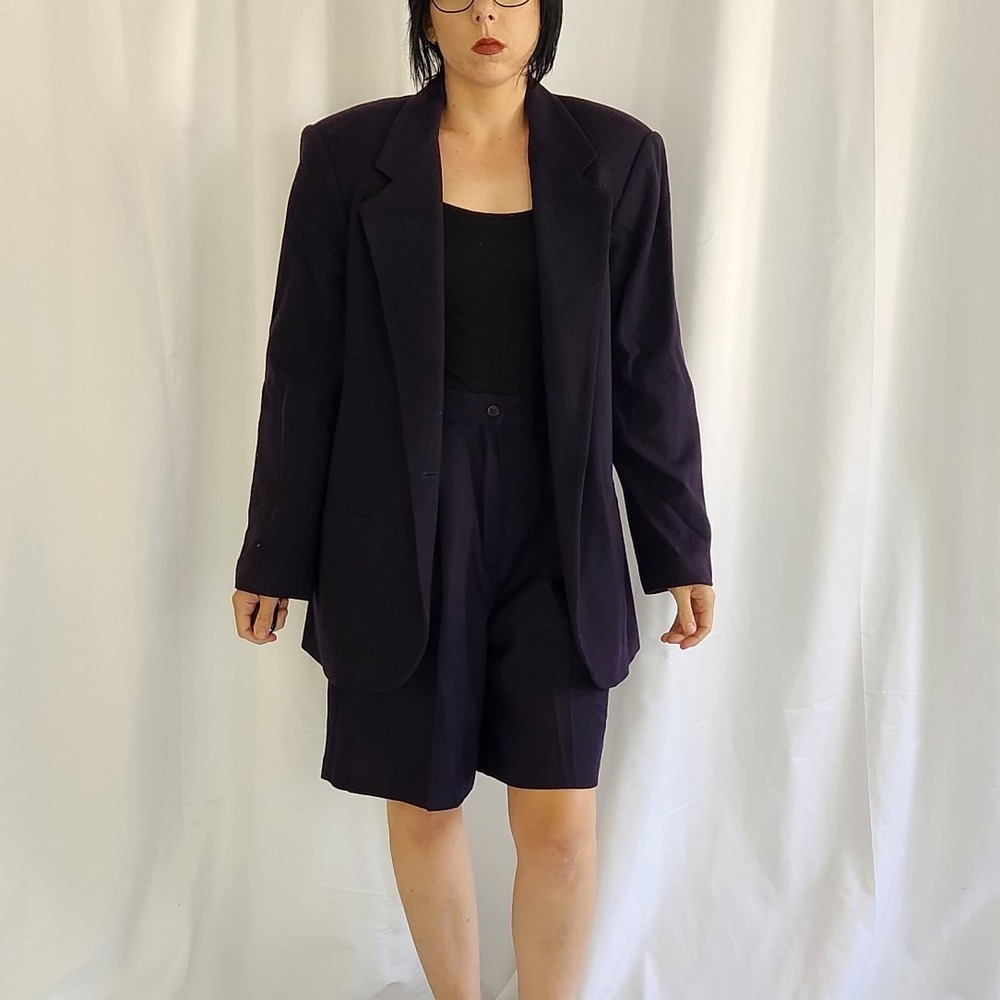Sag Harbor Navy‎ Wool Shorts and Blazer Set
